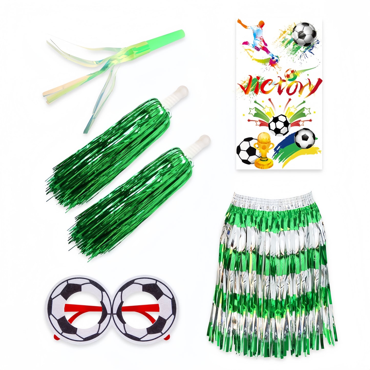Football Fan Cheer Party Kit – 5PCS Game Day Accessories Set