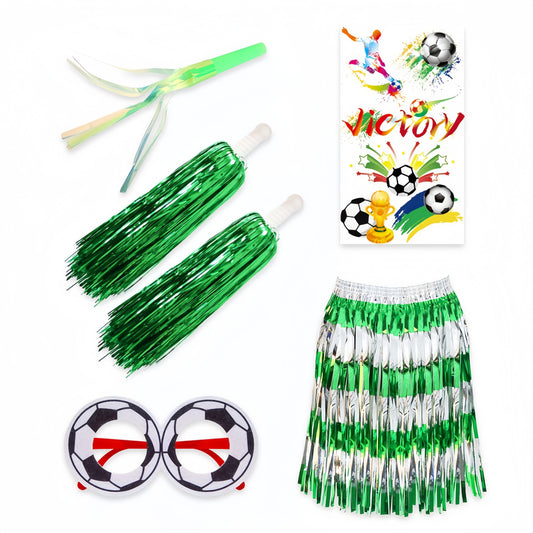 Football Fan Cheer Party Kit – 5PCS Game Day Accessories Set