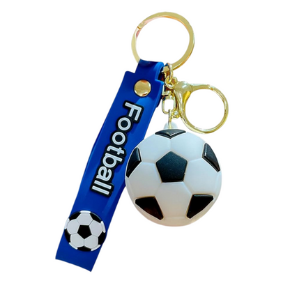 Pro-Series 3D Soccer Keychain | Premium Football Pendant with Soft-Touch Strap