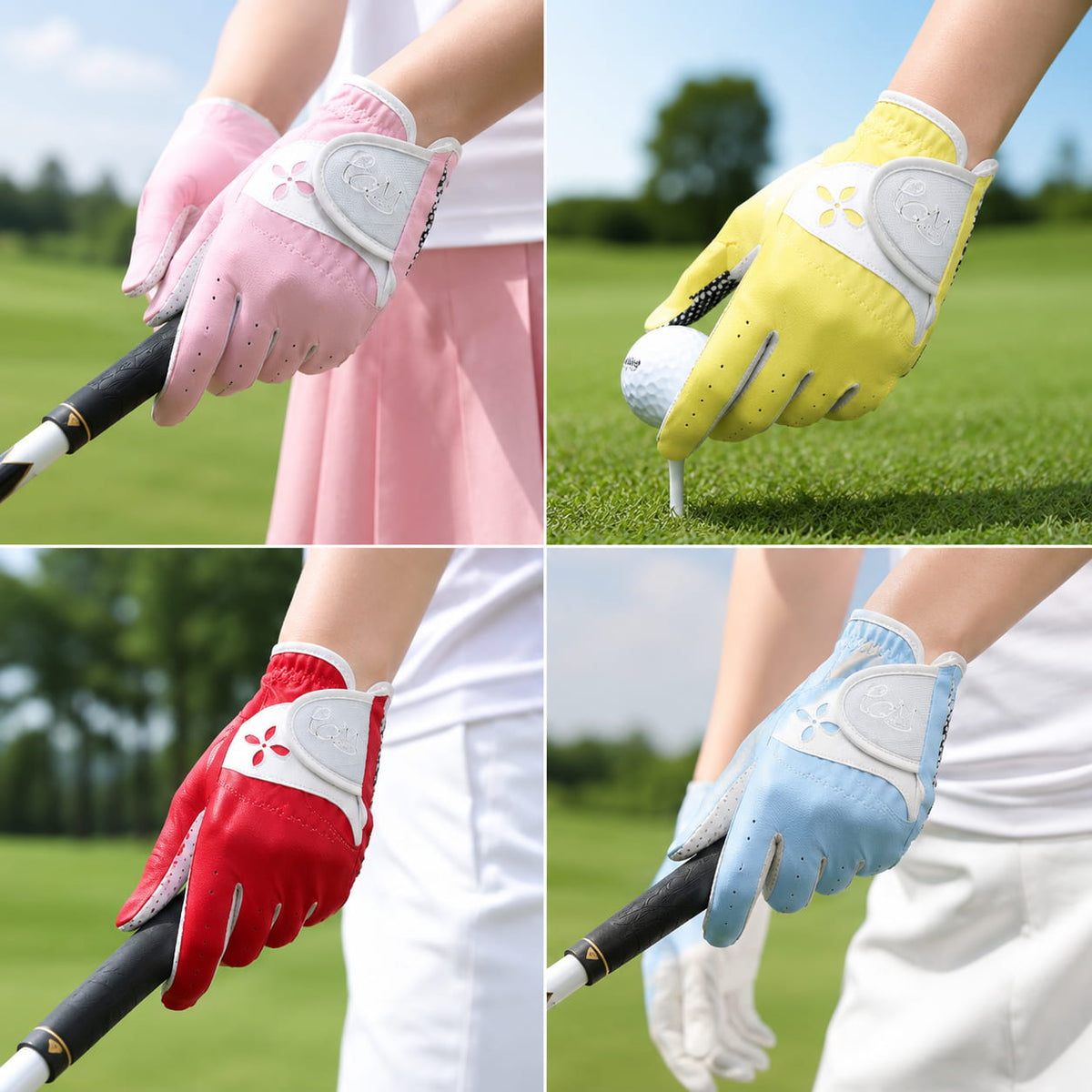 Women's PU Golf Gloves