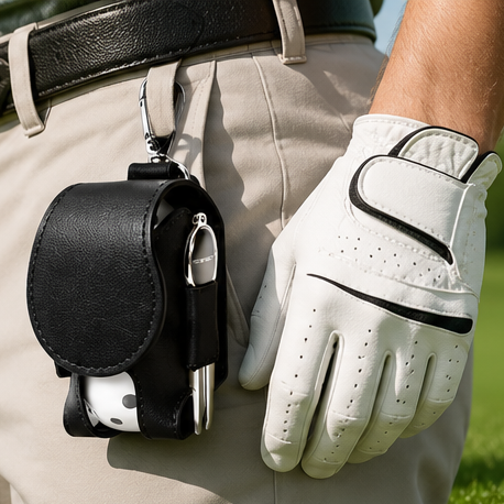 Clip-On Golf Ball Holder & Tee Carrier