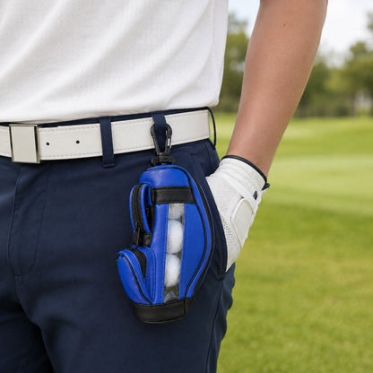 3-Ball Clip-On Golf Pouch