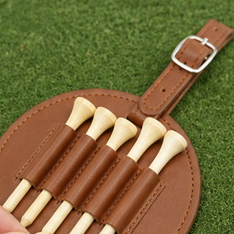 Clip-On Golf Tee Holder