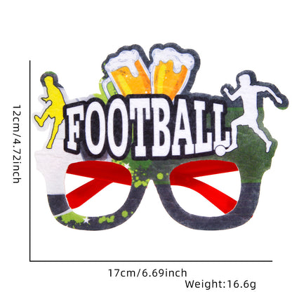 Global Match-Day Celebration Glasses – Fun Novelty Eyewear for Football Fans & Party Spirit