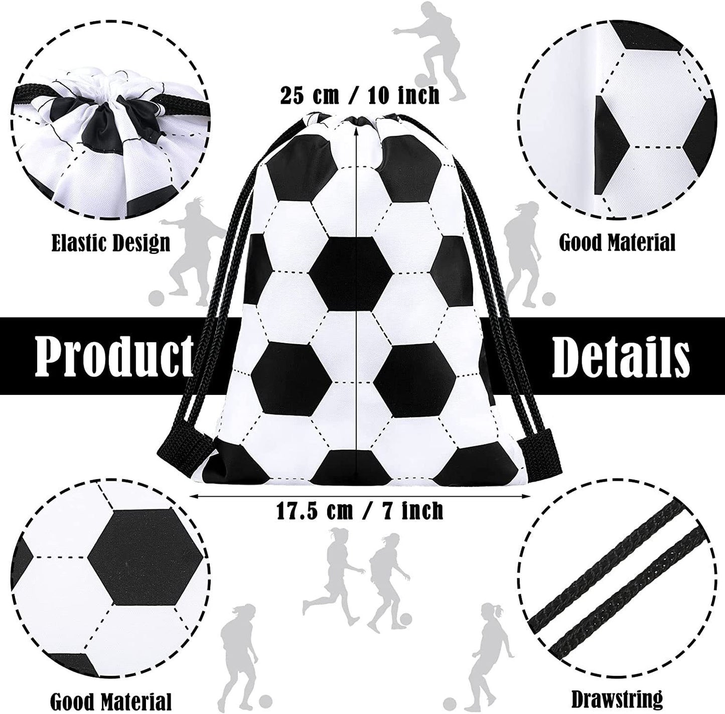 Match-Day Drawstring Backpack – Lightweight Sports Cinch Bag for Fans & Daily Training
