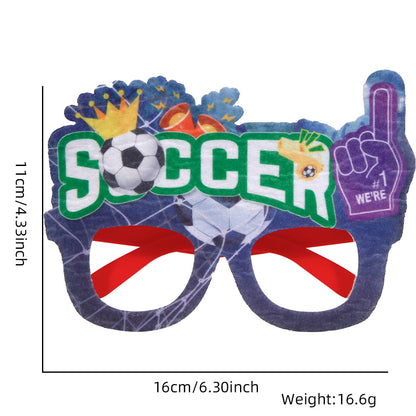 Global Match-Day Celebration Glasses – Fun Novelty Eyewear for Football Fans & Party Spirit