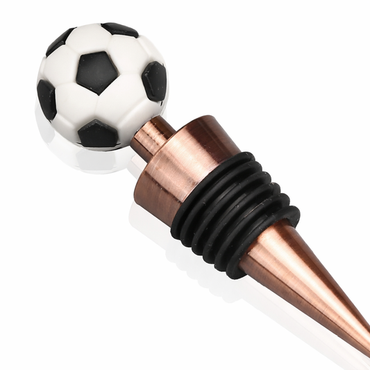 Elite Football Wine Stopper – 3D Sports Silicone Bottle Plug & Leak-Proof Beverage Sealer